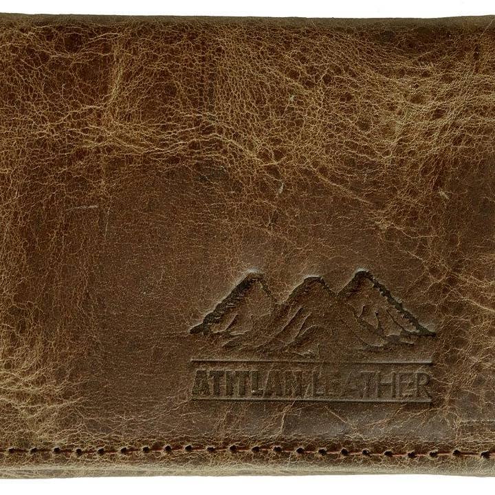 Wholesale Handmade Leather Trifold Wallet
