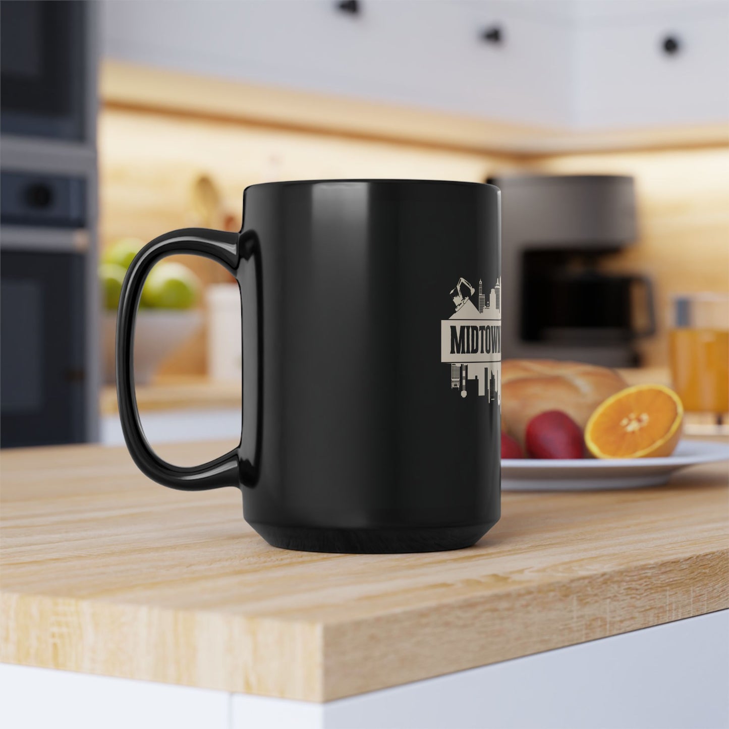Midtown Underground Black Mug - 15oz