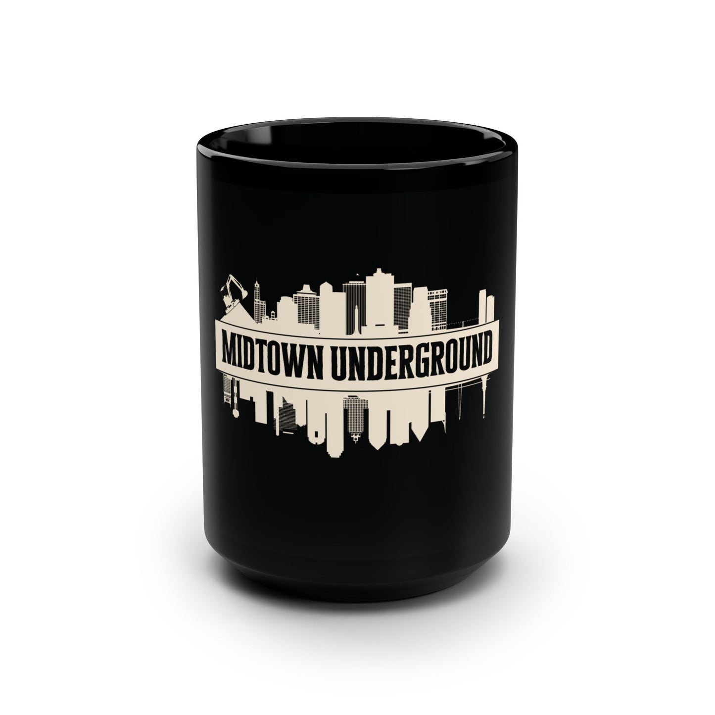 Midtown Underground Black Mug - 15oz