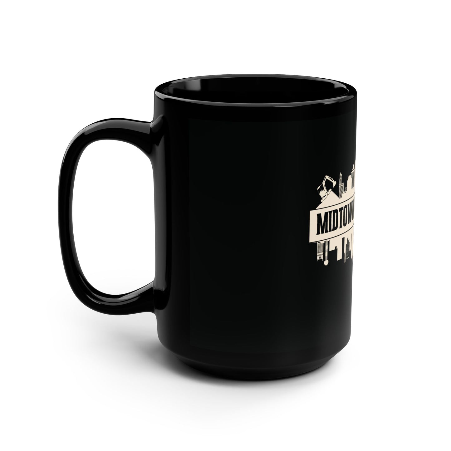Midtown Underground Black Mug - 15oz