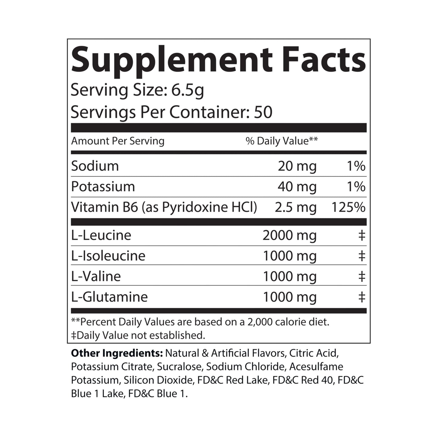 Rodzilla BCAA Supplement, Grape (325g, 11.46oz, 50 servings)