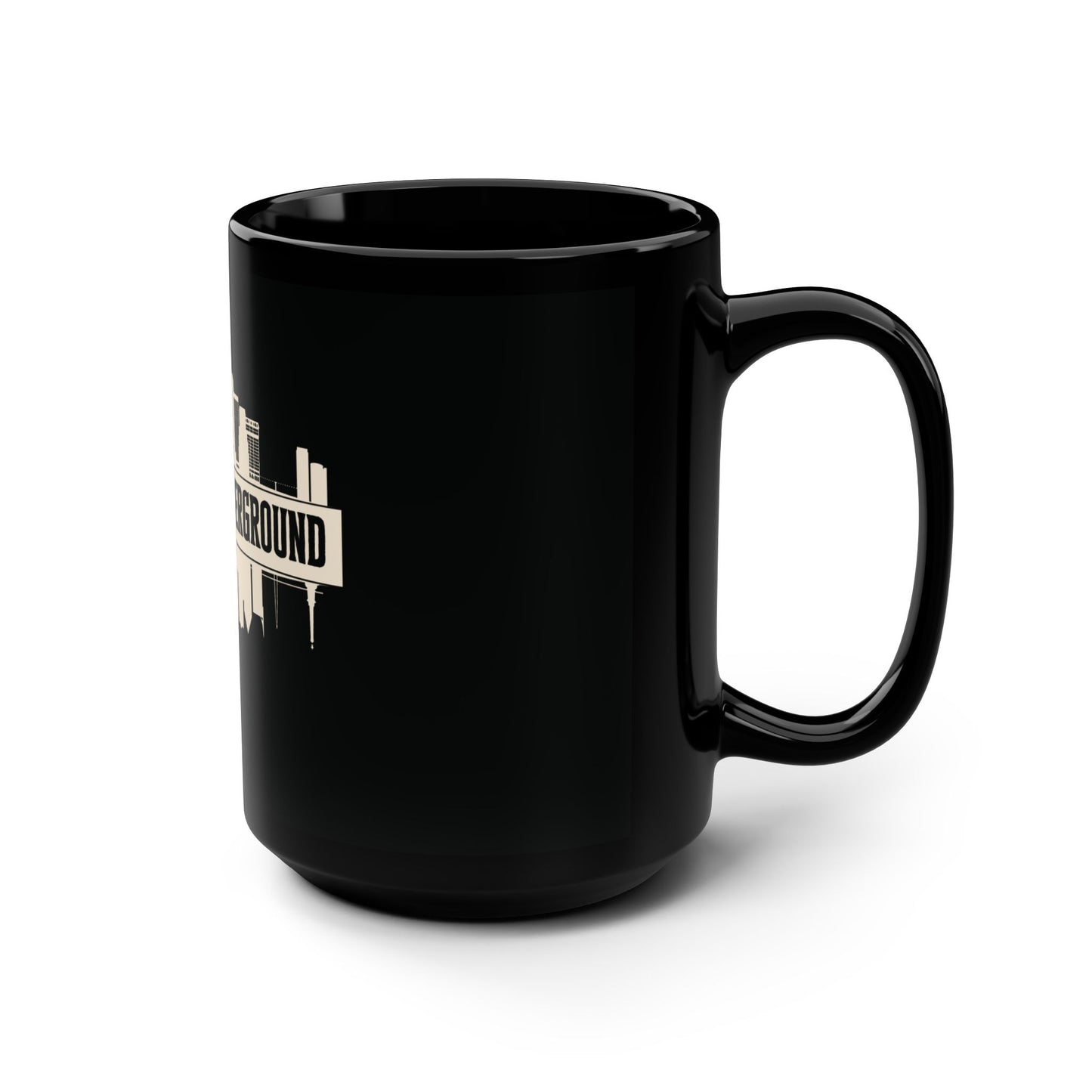 Midtown Underground Black Mug - 15oz