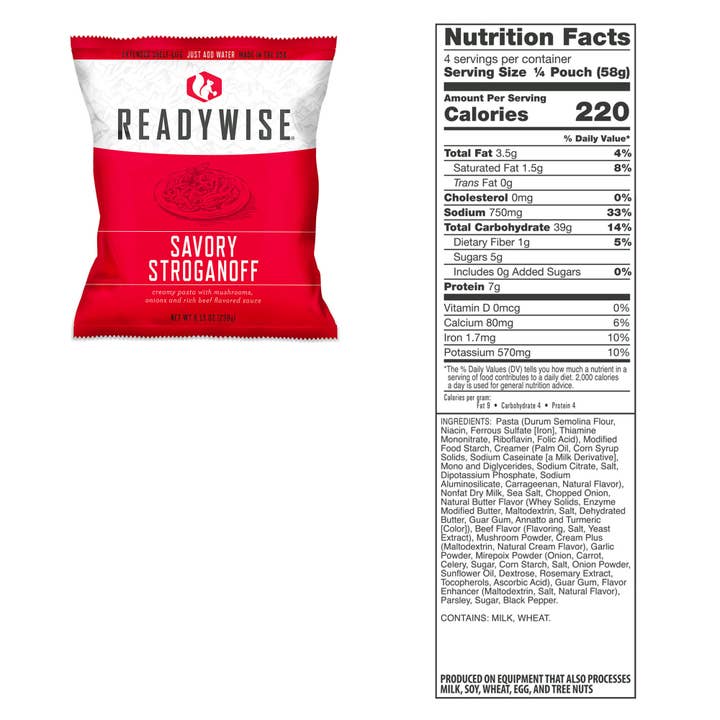Wholesale 7 Day Emergency Dry Bag 60 Servings Breakfast and Entrée Gra