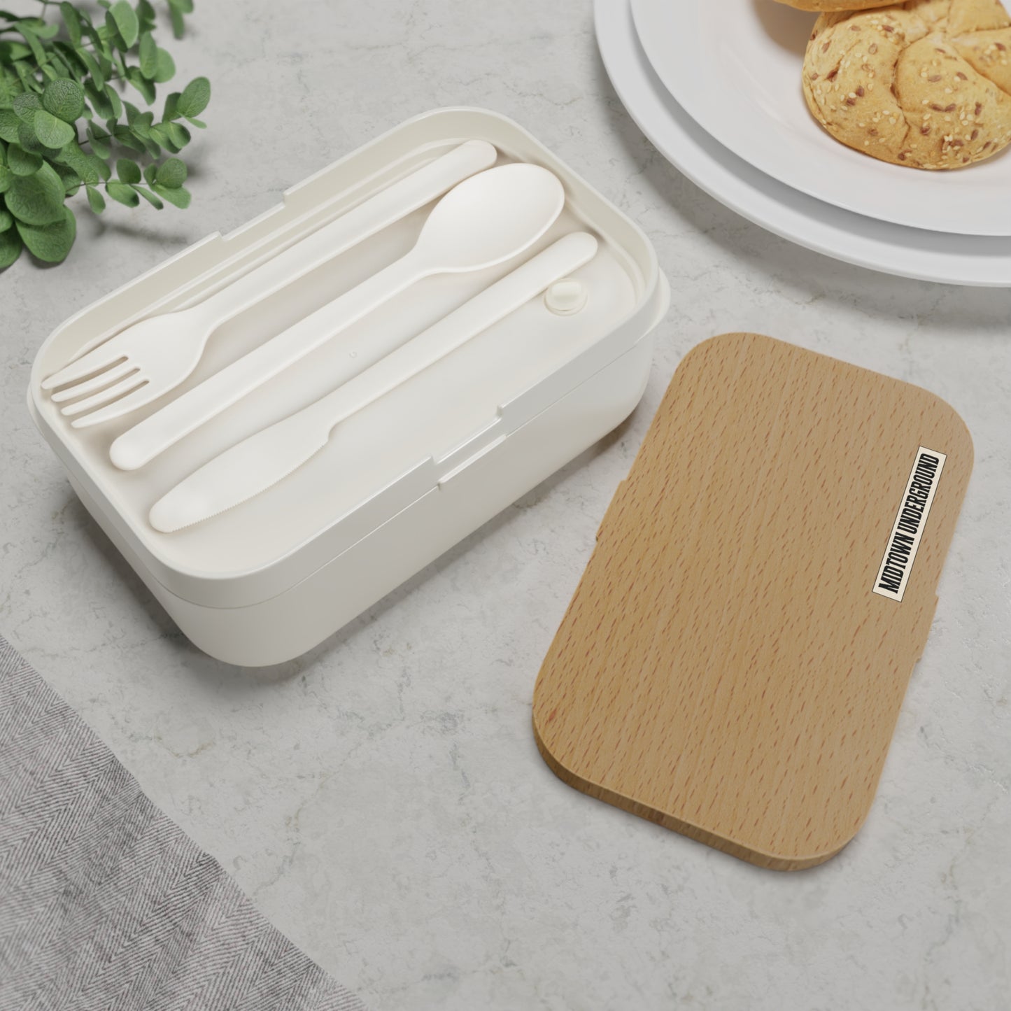 Wooden Style Bento Lunch Box