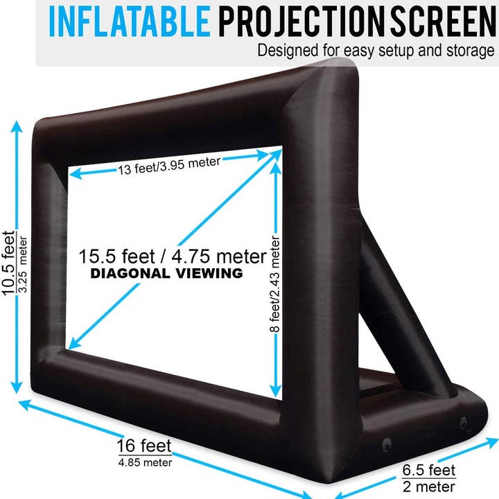 Wholesale Jumbo Inflatable Screen Projector - 20 Feet