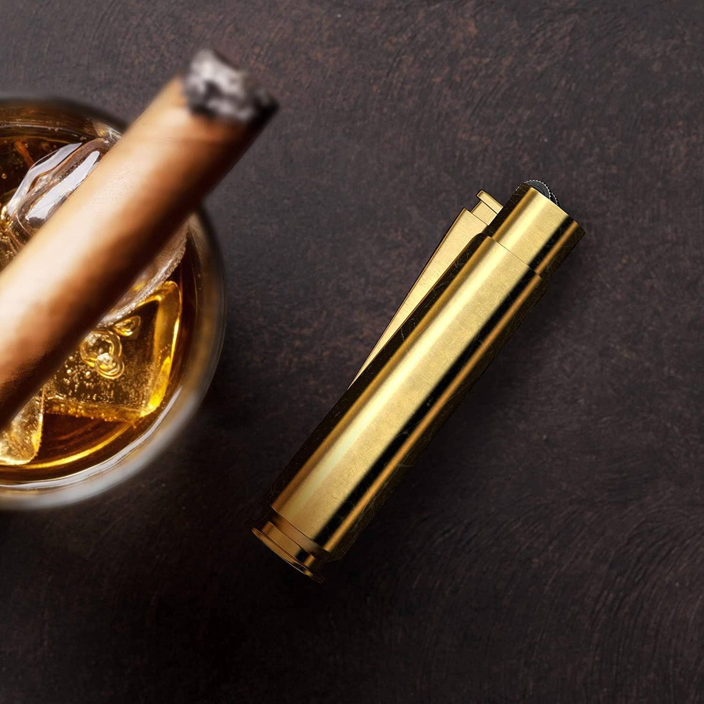 Wholesale 50 Cal BMG Refillable Lighter - Solid Brass
