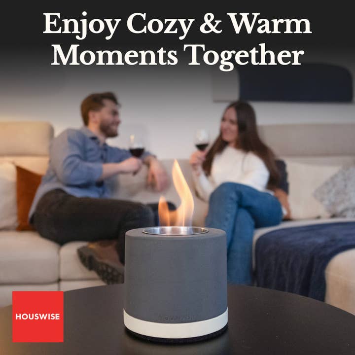 Wholesale Houswise Round Tabletop Compact Portable Smokeless Fire Pit