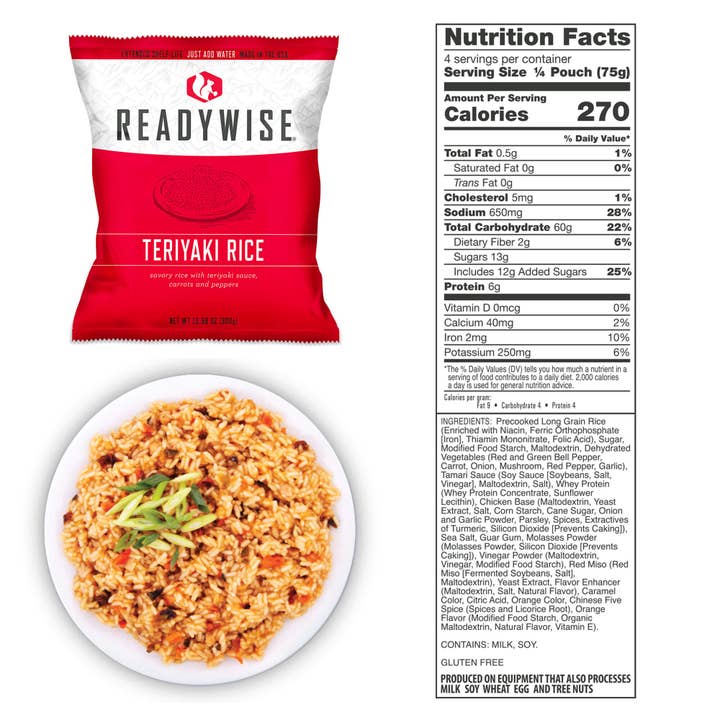 Wholesale 7 Day Emergency Dry Bag 60 Servings Breakfast and Entrée Gra