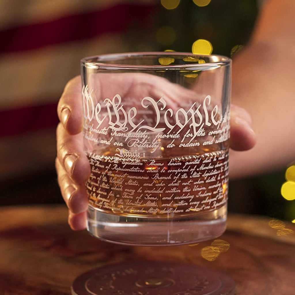 We The People Constitution Glass