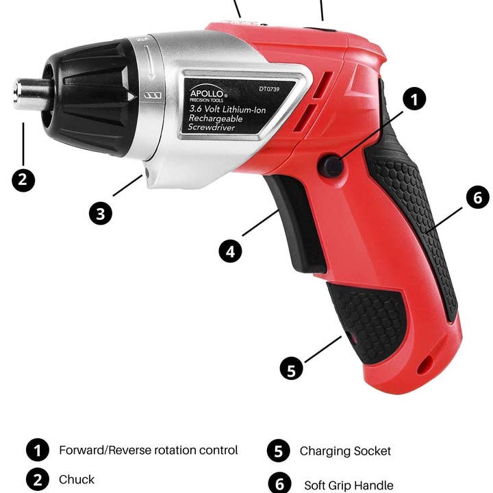 Wholesale 161 Pc Household Tool Kit w 3.6v Li-ion Cordless Screwdriver