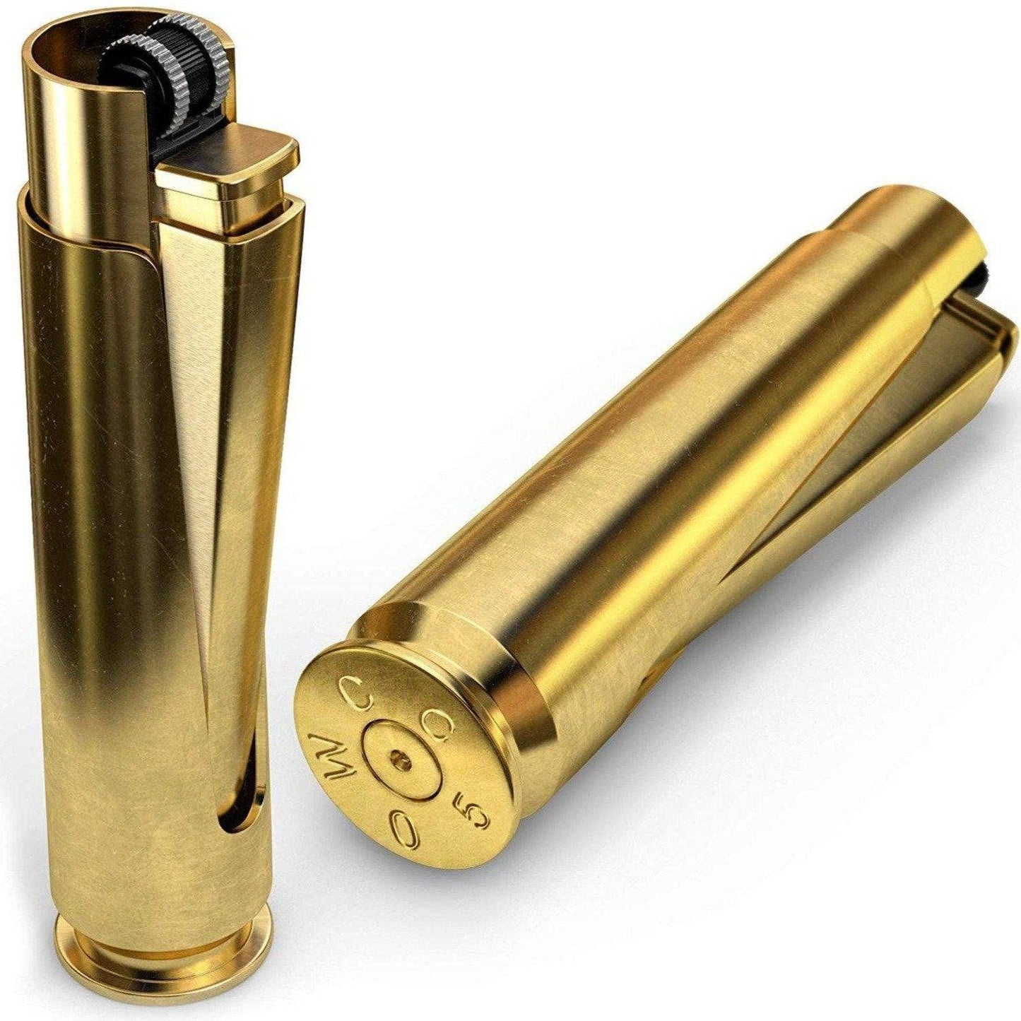Wholesale 50 Cal BMG Refillable Lighter - Solid Brass