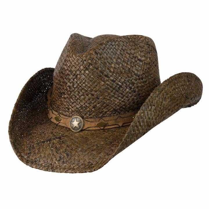 Wholesale Country Western Raffia Cowboy Hat