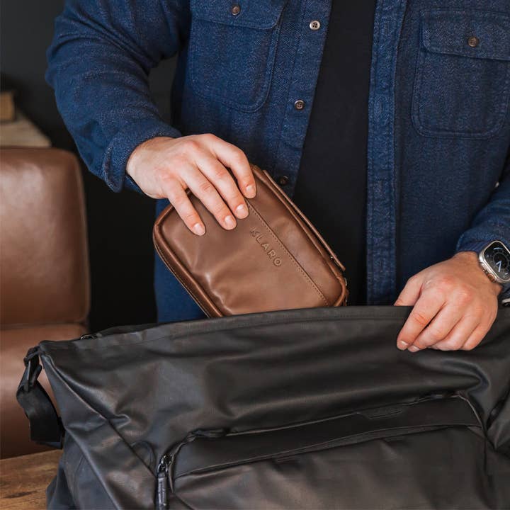 Wholesale Brown Flint Travel Leather Cigar