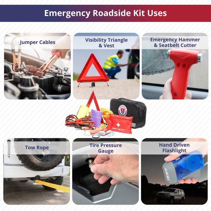 Wholesale Roadside Assistance Emergency Car Kit- Medium