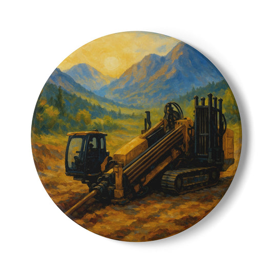 Bore Landscape Ceramic Coaster