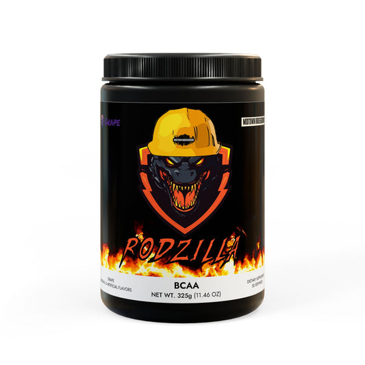 Rodzilla BCAA Supplement, Grape (325g, 11.46oz, 50 servings)