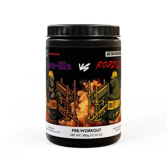 Bore-illa vs Rodzilla Pre-Workout, Watermelon (300g, 10.58oz)