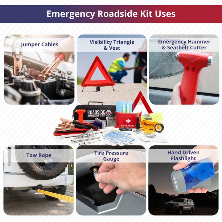 Wholesale Roadside Assistance Emergency Car Kit - Large