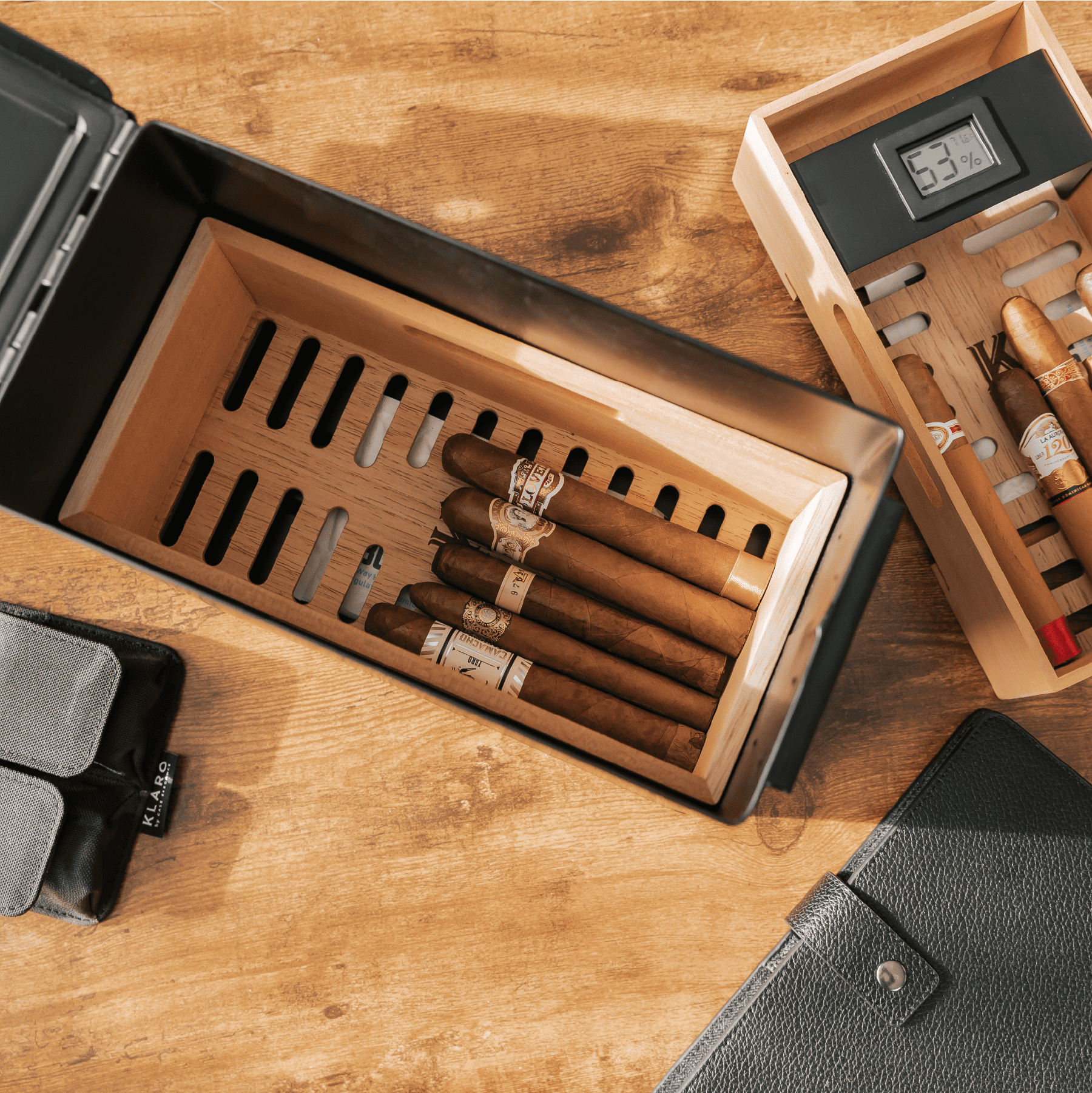 Wholesale The Smoke Can - Black 50 Cal Humidor