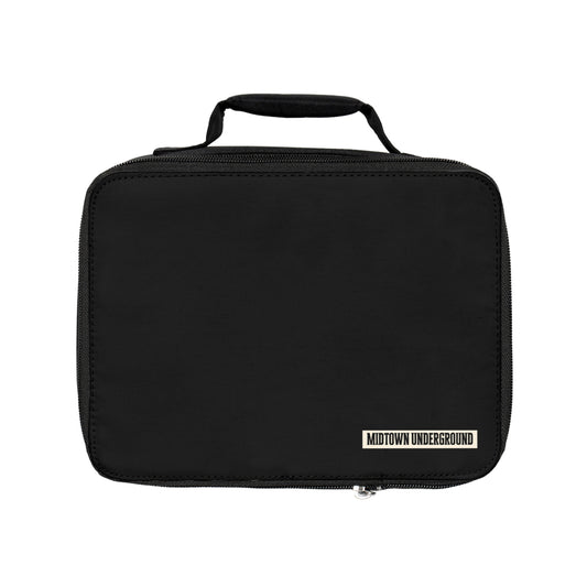 Stylish Black Lunch Bag - Perfect for Work, School, and Picnics