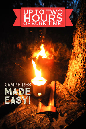 Original OneLogFire Campfire Log - Portable & Efficient