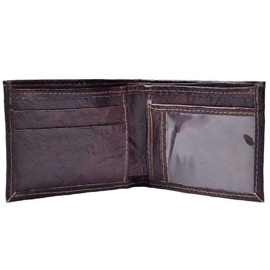 Wholesale Leather Bifold Wallet with ID Window