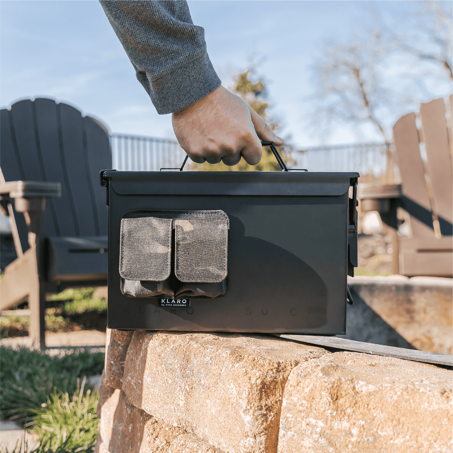 Wholesale The Smoke Can - Black 50 Cal Humidor