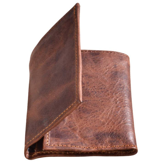 Wholesale Handmade Leather Trifold Wallet