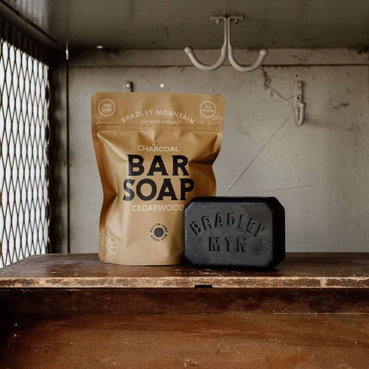 Wholesale Charcoal Bar Soap - Cedarwood