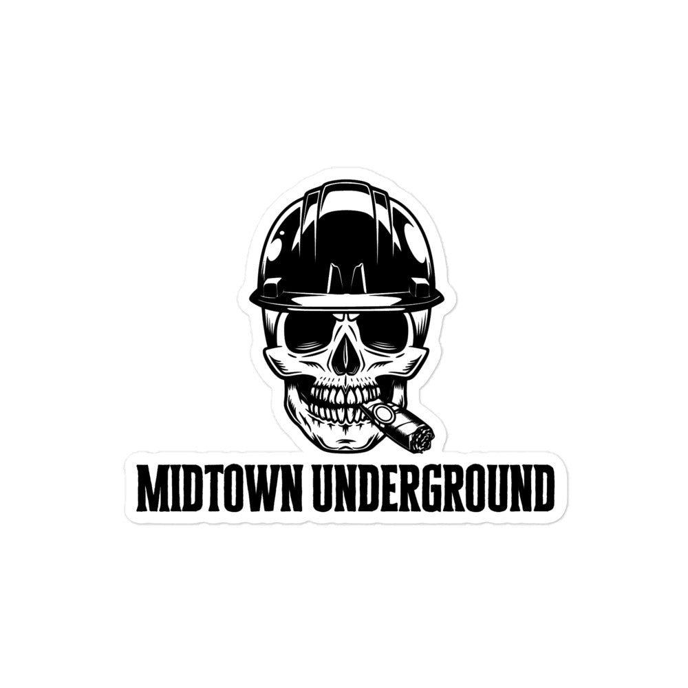 Skull Cigar Hard Hat Sticker Midtown Underground skull-cigar-hard-hat-sticker-midtown-underground