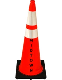36" JBC Traffic Cones - Black Base