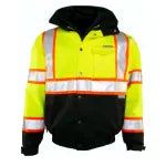 Kishigo, Premium Brilliant Series, Lime, Class 3 Bomber Jacket